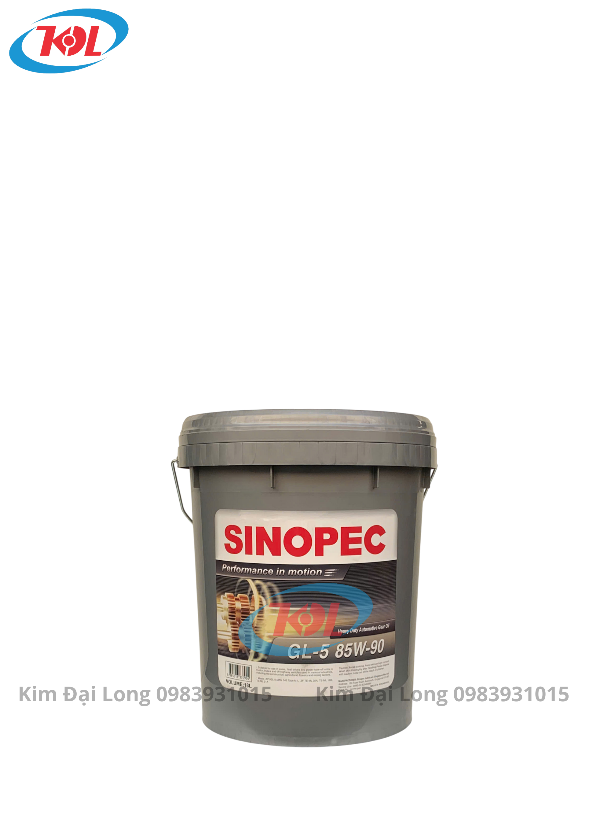 SINOPEC GL-5 Dầu hộp số bánh răng